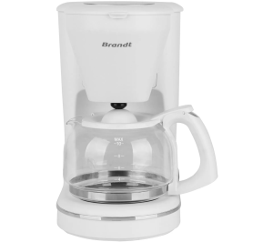 Cafetière à flitre blanche Brandt CAF125W