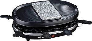 Appareil à raclette 2 en 1 pour 8 personnes H.Koenig RP80