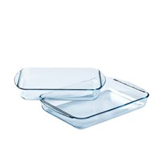 2 plats rectangulaires Pyrex Classic 913S136/IN44